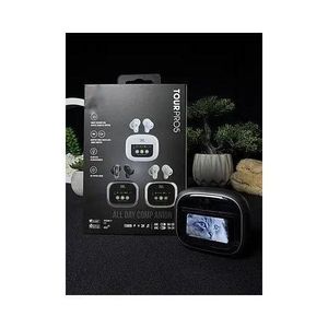 Écouteurs Sans Fil TWS  Écran Tactile ANC Boîtier Smart Noir  TOUR PRO 5