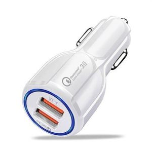 Chargeur De Voiture USB Léger Blanc
