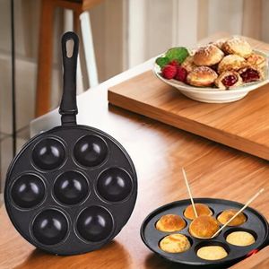 Poêle Antiadhésive avec Accessoires – 7 Moules de Cuisson