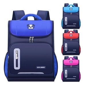 Sac à Dos orthopédique d’école primaire pour Enfant Garçon et Fille Étanche- multicolore