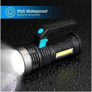Puissant Lampe Torche LED Rechargeable 4 Modes