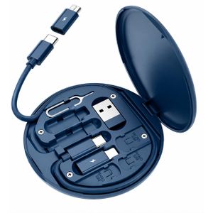 Kit organisateur de câbles et adaptateurs multi-connecteurs compact