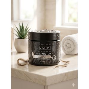 Naomi Gel Coiffant  Wet Look - Effet Mouillé Longue Durée