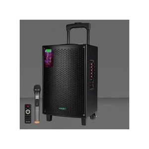 Leadder Haut-parleurs portables - avec microphone et une télécommande