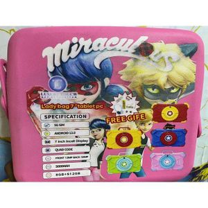 Touch Tablette Miraculous 8Go RAM 512Go Android 13.0 - 7" 5000 mAh Avec Puce - SIM 5G et Double Camera