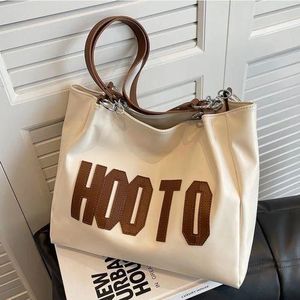 Grand Sac Fourre-tout Mode Épaule Sous-bras Étudiantes Pour la Classe et le Voyage