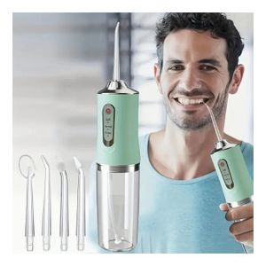 Irrigateur oral dentaire électrique portable, hydropulseur, appareil de nettoyage des dents rechargeable par USB