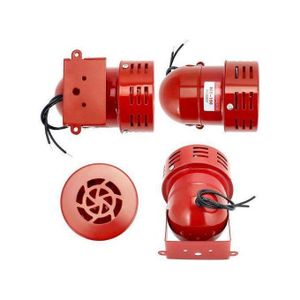 Sirène d'alarme buzzer puisxante haute performance MS-190 - Rouge
