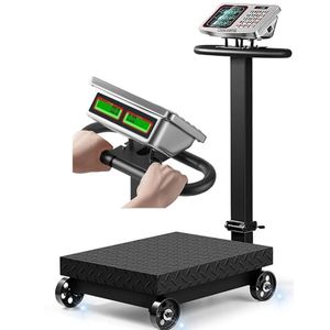 Balance Industrielle avec Roues Pliable - Double Ecran LCD - 600KG