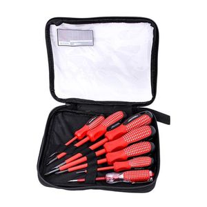 Kit D'Outils De Réparation  7  Pièces  - Rouge/Noir