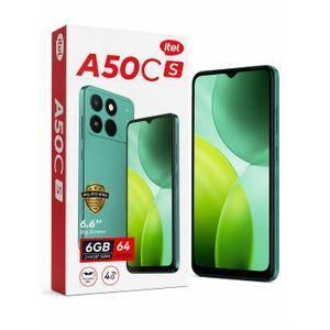 Itel A50CS- 6,6" - 4G - 2 SIM - 64GB ROM -(2+4)6GO RAM - 8MPx/5MPx - 4000 MAH - N