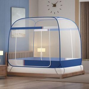 moustiquaire pliable 2 places avec support, tente de lit pour adultes avec cadre décoration de chambre à coucher