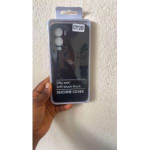 Coque en silicone compatible Itel City 200 - Noir