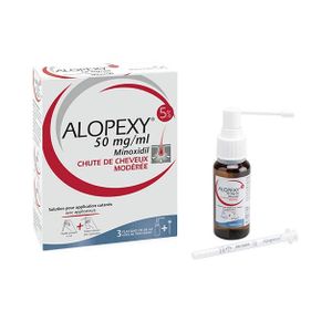 Alopexy 5 % Minoxidil chute de cheveux pour Homme