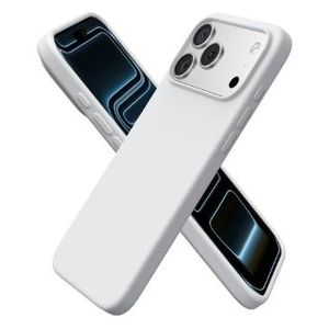 Coque Silicone Compatible Pour IPhone 17 Pro Max - BLANC
