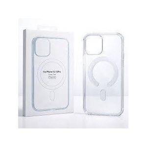 LOT DE 2 coqueS de protection transparente magnétique compatible MagSafe pour iPhone X/XS.