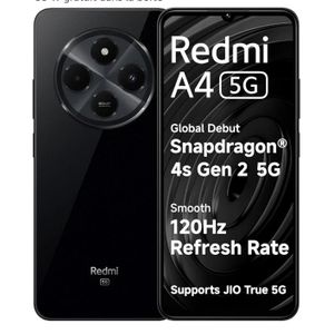 Xiaomi Redmi A4 5G noir 4/128gb
