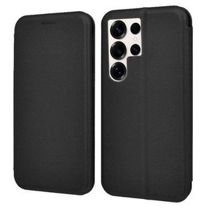 Diverse Etui à Rabat Compatible Pour Samsung Galaxy S25 Ultra Avec antichoc– NOIR