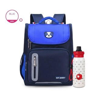 Sac à Dos orthopédique d’école primaire pour Enfant Garçon et Fille Étanche + gourde offert
