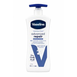Vaseline Intensive Care Advanced Repair – Lotion Corps Hydratante Sans Parfum 600 ml – Hydratation Longue Durée pour Peaux Très Sèches