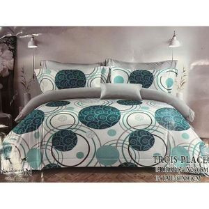 QUALITE ARJUN Lot De 2 Draps + 2 Taies – Design Élégant et Confort Assuré Pour 3 Places