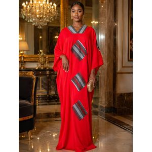 Boubou Chic à Motifs Géométriques