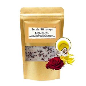 Sel De Bain  Aux Herbes Himalaya Sensuel Mélange Ylang Ylang Et Huile Coco