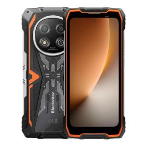 Blackview Rock 2 – Téléphone Portable 5G Robuste – Écran 6,67" 120 Hz – 8Go Ram + 256Go Rom – Batterie 15.000 mAh – Appareil Photo IA 16 MP + 13 MP, Couleur Orange