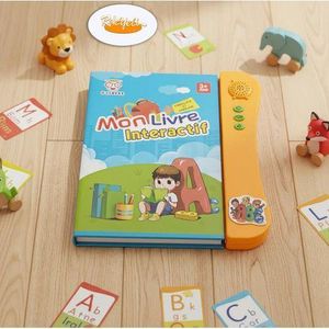 Mon Livre Interactif et Educatif - Livre Electronique Bilingue Français et Anglais Pour Enfants ( 3 ans et Plus ) Alimenté Avec Piles