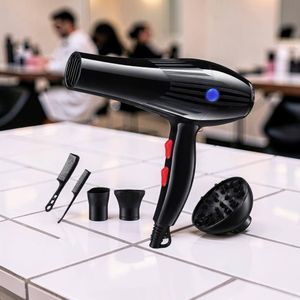 Sèche-cheveux professionnel noir élégant – Performance et précision ultime