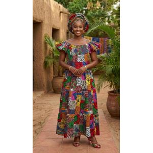 Robe en pagne N’zassa