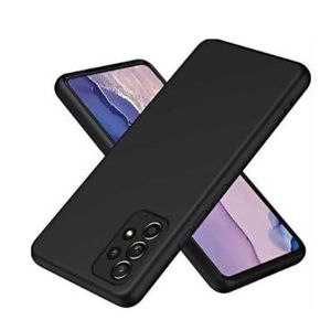 Coque En Silicone Compatible Pour Samsung Galaxy A72 - NOIR
