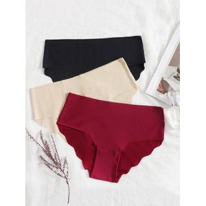 Lot de 03 Culottes Femme Sans Couture – Confort & Élégance Quotidienne