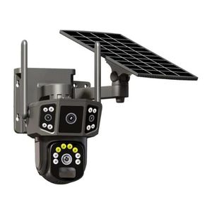Caméra PTZ Carte SIM 4G solaire avec panneau solaire