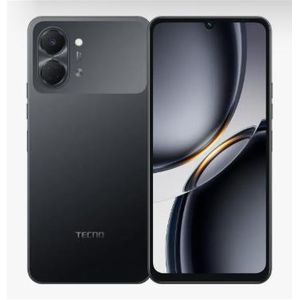 Tecno TECNO, POP 20  Batterie 5000mAh 8(4+4)Go RAM 128Go  6,75 pouces  120 Hz  Couleur : Noir