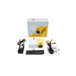 Mini Projecteur, Projecteur Vidéo LCD LED Couleur Portable Pour Films TV, Jeux De Société, Divertissements En Plein Air Avec Interfaces HDMI, USB Et AV Et Télécommande