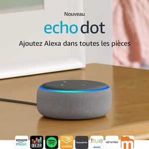 Nouvel Echo Dot 5e génération Enceinte connectée avec Alexa modèle 2022  Anthracite