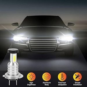 QUALITé PREMIUM-PHARES DE VOITURE-2 AMPOULES LED-LUMINEUX