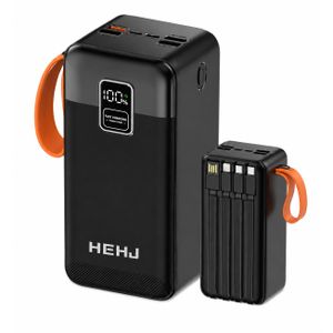 Power Bank 50000mAh – Charge Rapide 22.5W avec Écran LED