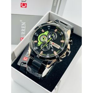 Curren Montre De Luxe Bracelet en Acier Inoxydable Etanche Homme