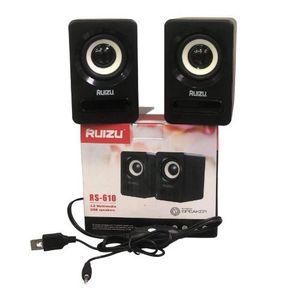 Ruizu Haut Parleur Ordinateur RS-610 - Noir