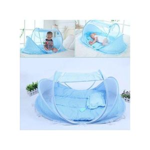 Berceau Moustiquaire pour Bébé  couleur bleu 
