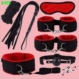 SEXTOYS Kit BDSM 8 Elements Noir/rougE