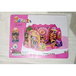 Puzzle 3d girl's wear