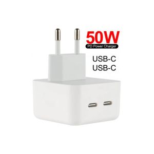 Generic Chargeur iPhone Type C - Compatible avec Tous iPhone - Blanc - Prise  + Cable 35W à prix pas cher