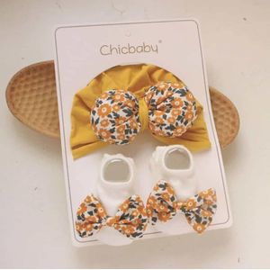 ACCESSOIRES BÉBÉ – BARETTE+CHAUSSETTE