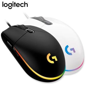 Logitech Souris Gaming Filaire G102 LIGHTSYNC – Capteur Haute Précision 8 000 DPI avec Éclairage RGB Original Compatible G-HUB
