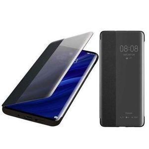 Etui Rabat Semi Vitrée Compatible Pour Redmi Note 11 4G - Noir