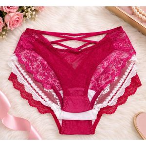 SEXY Lot de 6 Slips Femme en Dentelle – Modèles Élégants