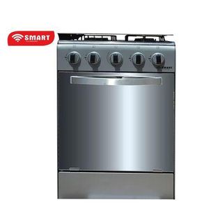 Smart TECHNOLOGY Cuisinière - Gaz 4 Feux Avec Four STC-5050S - Inox/Gris 